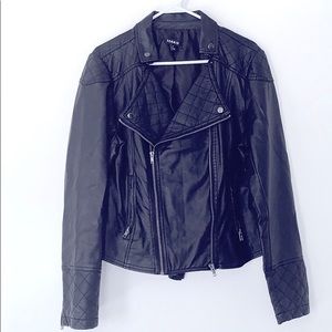 TORRID Black Vegan Leather Moto Jacket
